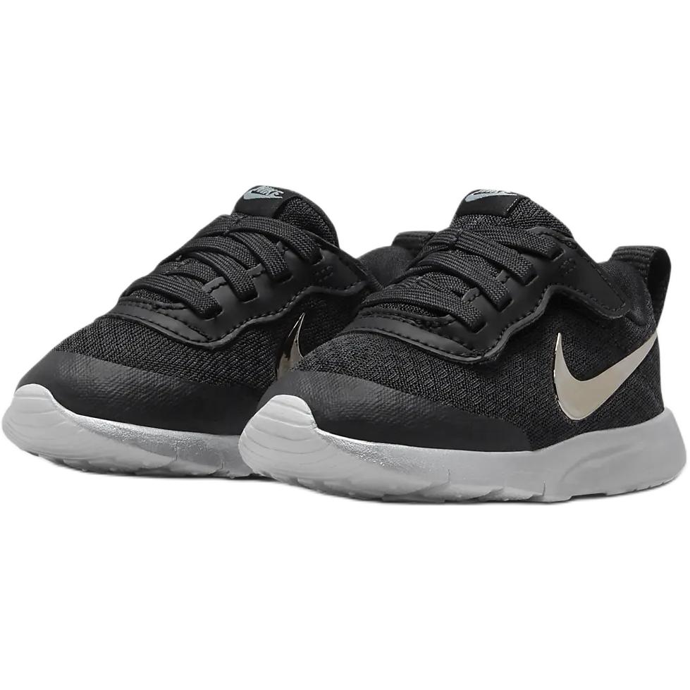Nike Tanjun SE Easy On Comfortable Versatile Slip Resistant Durable Low Top Walking Shoes Baby Shoes Black FZ1015-001