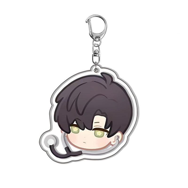 New Acrylic Keychain Love and Deep Space Role-playing Game Peripherals Xavier Zayne Rafayel Sylus Anime Enthusiasts Gifts 2025