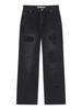 Mattengkim Damage Patch Denim Pants In Black