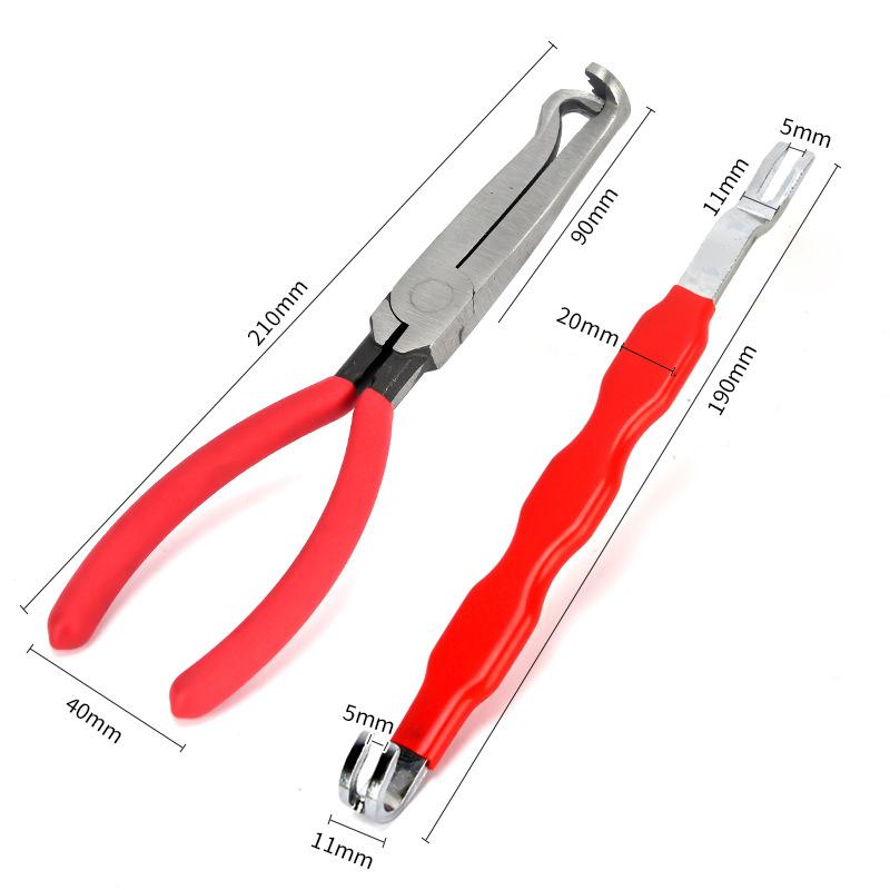 Automobile Fuel Line Separation Kit: Disconnect Pliers & Oil Pipe Cutting Tools