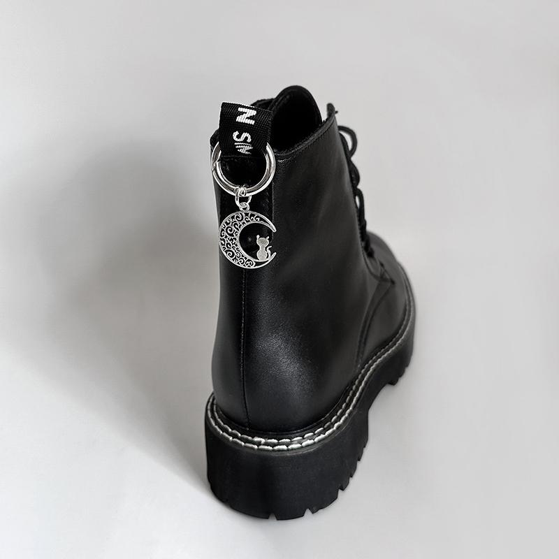 

1 шт. Винтажная металлическая пряжка для обуви, готические полые ботинки Martin Moon Sun, пряжки для обуви Diy, аксессуары для декора обуви