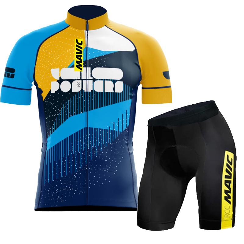

RCC MAVIC Quick-Dry Cycling Sets Mountain Bike Uniform 2026 Summer Mans Cycling Jersey Set Road Bicycle Jerseys MTB Bicycle Wear Asian size - 3XL