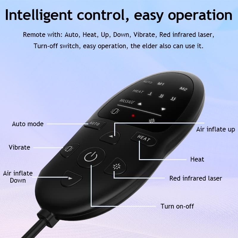 Curved Lumbar Spine Massager Intelligent Electric Compress Soothing Lumbar Massage Instrument Stretcher Waist Spine Health Care