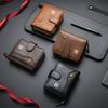 Car Vintage Tower Buckle Wallet Fashion Wallet Bank Card Coin Purse Accessories For Honda Mugen Power Civic Accord CRV Jazz VTEC XK6