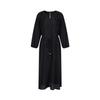 Women's JIUZI ANNACO Round Neck Tencel Loose Robe Dress