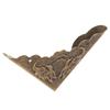 40pcs Bronze Box Corner Protectors Right Angle Edge Guard Protector  Wooden Chest