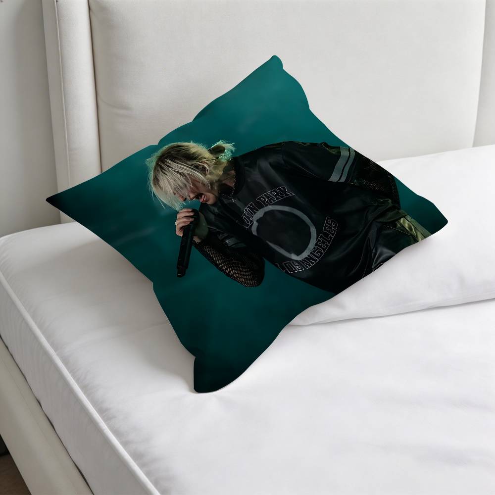 Singer EEmily AArmstrong Fashion Square Pillow Case Durable Throw Pillow Cover for Sofa Couch Chair