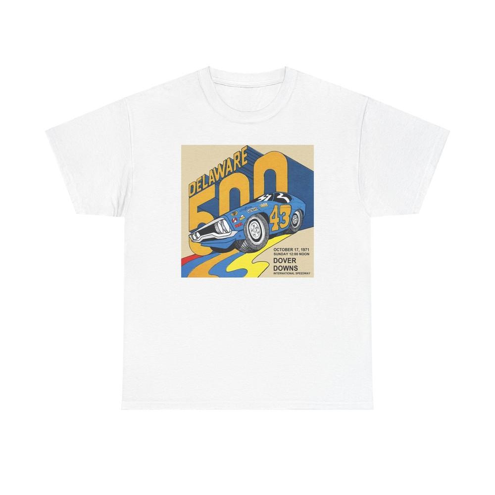 

Vintage Racing T-Shirt, Dover Downs Delaware 500 October 17, 1971 T-shirt Tee, Retro 4XL
