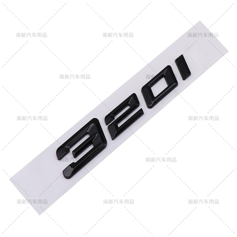 Suitable for BMW new car badge 320i 520Li 730Li 760Li displacement tail label car sticker emblem