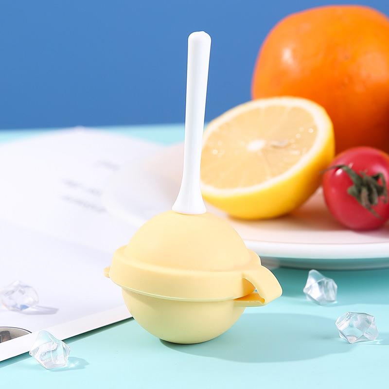 Lollipop Silicone Ice Box Popsicle Mold Mini Ice Cream Maker Ice Mold Household Popsicle Ball Diy Mold Homemade Popsicle Tools