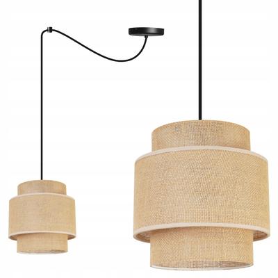 Luminária Pendente, Lustre de Teto, Abajur, Juta Boho