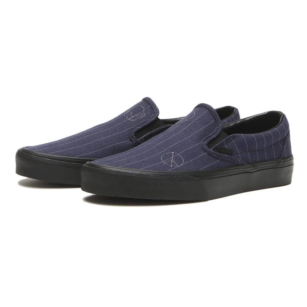 Vans Slip On Wool Navy Blk Vn000bvzngv Wool Navy Blk