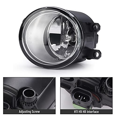2pcs Fog Light Lamps for Toyota RAV4 Camry Hybrid Solara Corolla Tacoma Yaris Venza Avalon Matrix Prius Highlander 08-13 Lexus RX GS 350 450h LX5