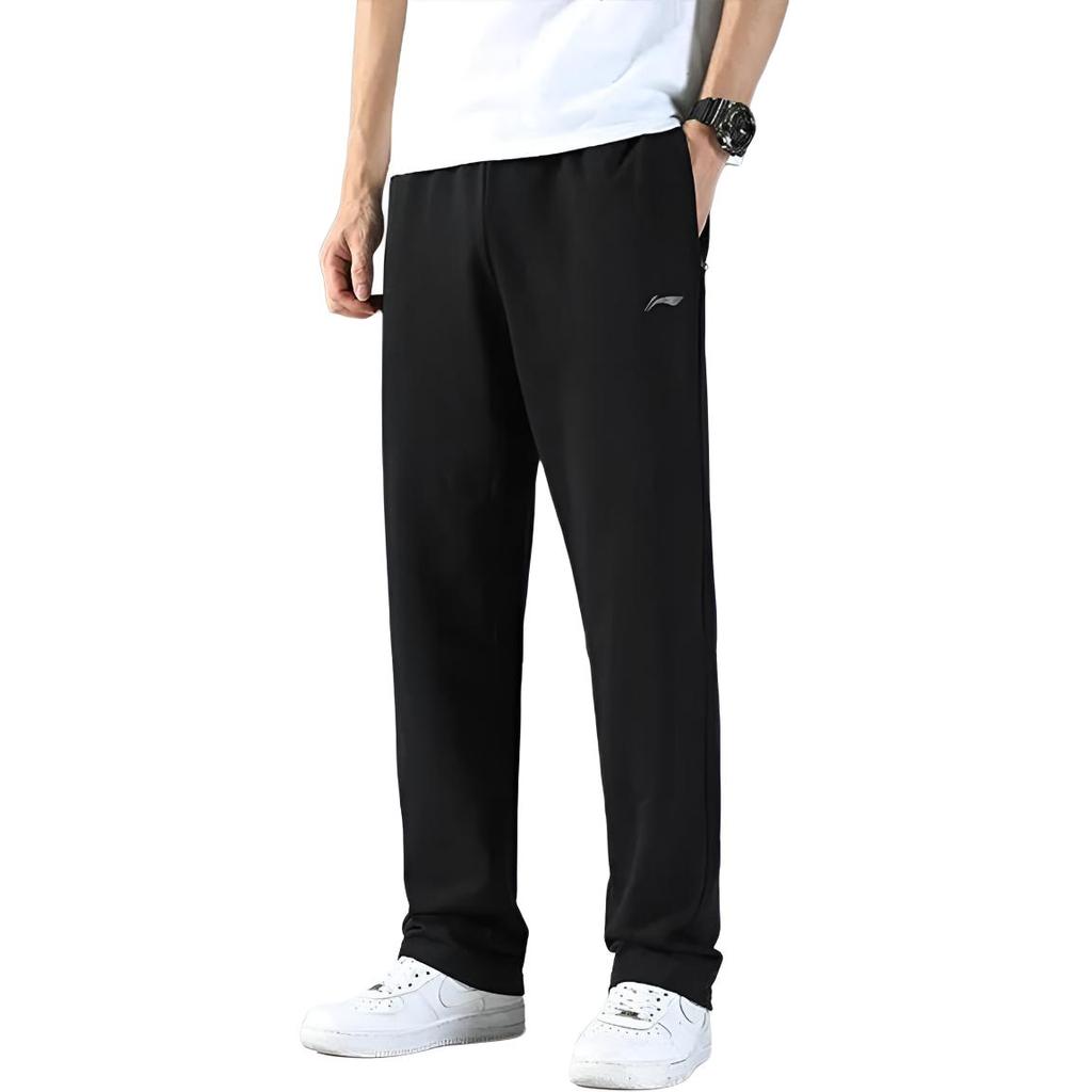 Li Ning Fitness Series Knitted Sweatpants Men's AKLU881-1