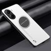 Busine Sle Leather Metal Car Magnetic Holder Phone Case for POCO X7 F6 X6 F5 X5 Pro Pro M6 4G C75 C65 Skin Feel Protect Cover