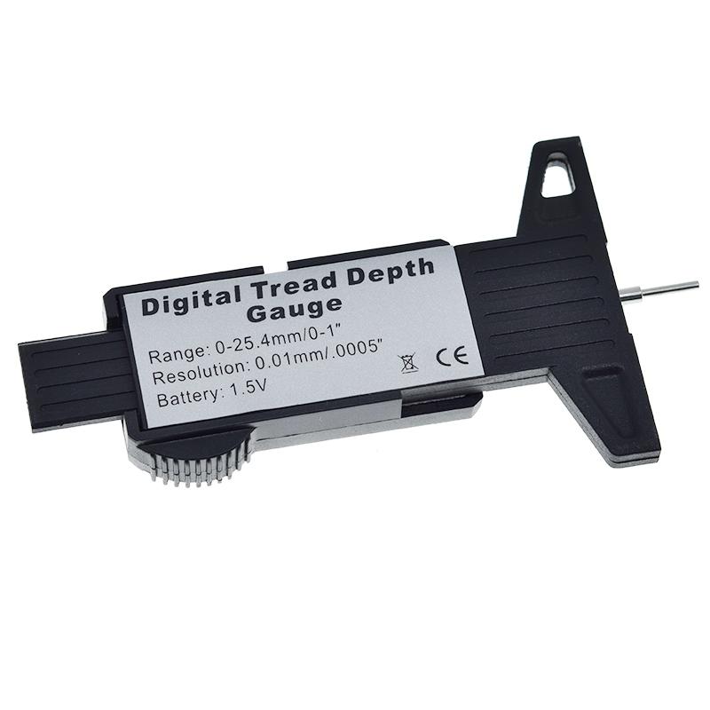 Digital Car Tyre Tire Tread Depth Gauge Meter Auto Tire Wear Detection Measuring Tool Caliper Thickness Gauges Monitoring System