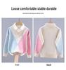 Girls' Knitted Two-Piece Sweater - Spring/Autumn Spliced Style for Children