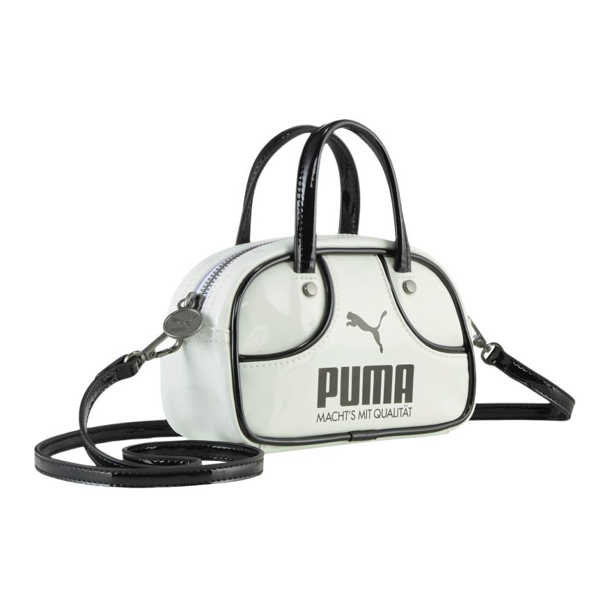 

Puma Logo Faux Leather Shoulder Crossbody Handbag Unisex Handbags White 091824-08 White
