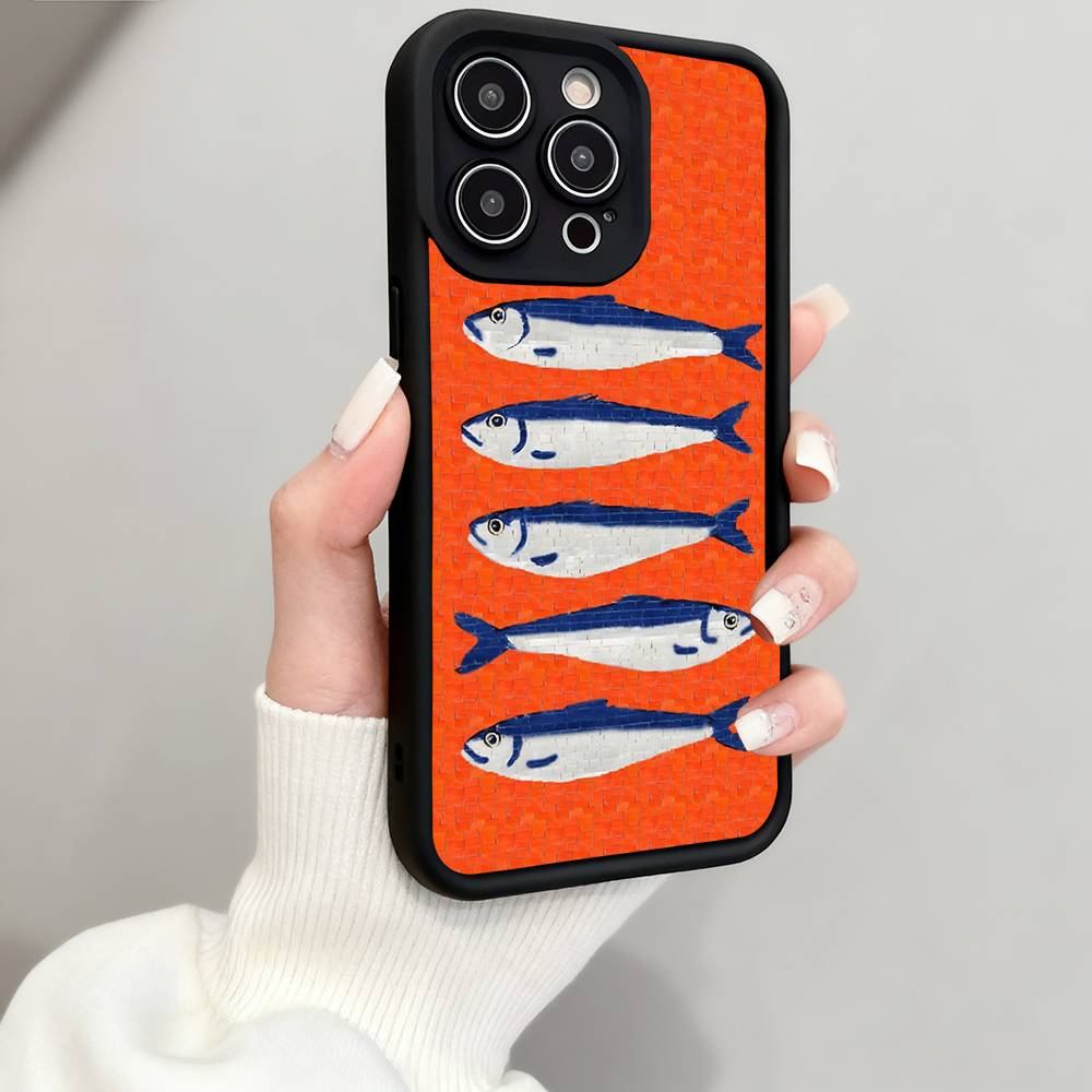 Sardinas Phone Case For IPhone 13 Case IPhone 11 15 17 12 14 16 Pro Max 16e Shockproof Silicone Cover Soft