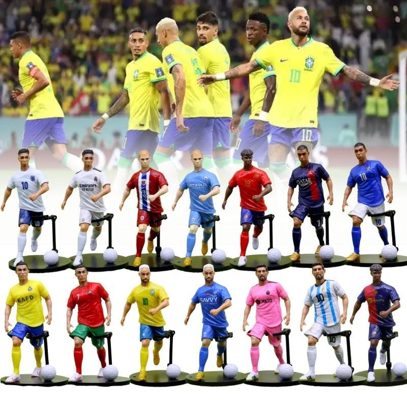 19cm PVC Fußballstar Figur Sammlerstück Perfektes Geschenk Für Fußballfans Und Heimdekoration
