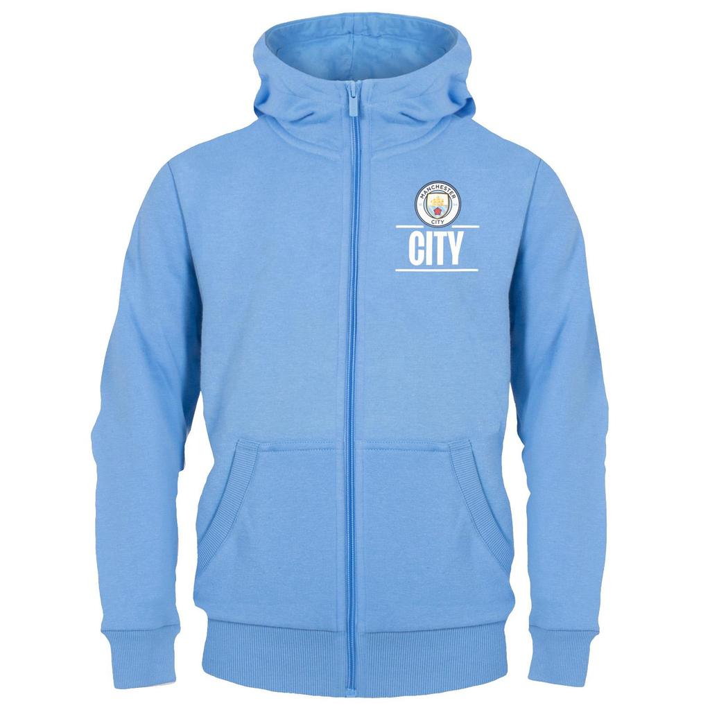 Manchester City FC Herre Fleece Full Zip Hettegenser