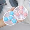 3Pcs Push Bubble Washer Balls Laundry Washing Balls Multifunctional No Winding Washing Machine Balls With Net