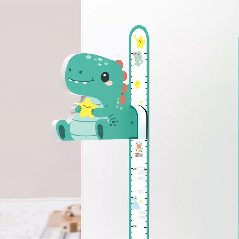 3D Children's Magnetic Sticker 65-180cm Stereo Height Ruler Cute Height Measuring Ruler for Home