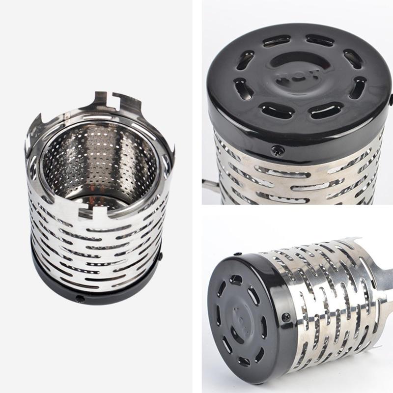 Camping Mini Heater Portable Stainless Steel Tent Stove Heating Cover for Hiking Traveling BBQ