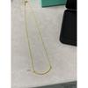 V Metal CNC Upgraded Medium Diamond Free Smiling Face Necklace Chain Length of 45cm. It Is a Must-have for Daily Wear, High-quality Jewelry