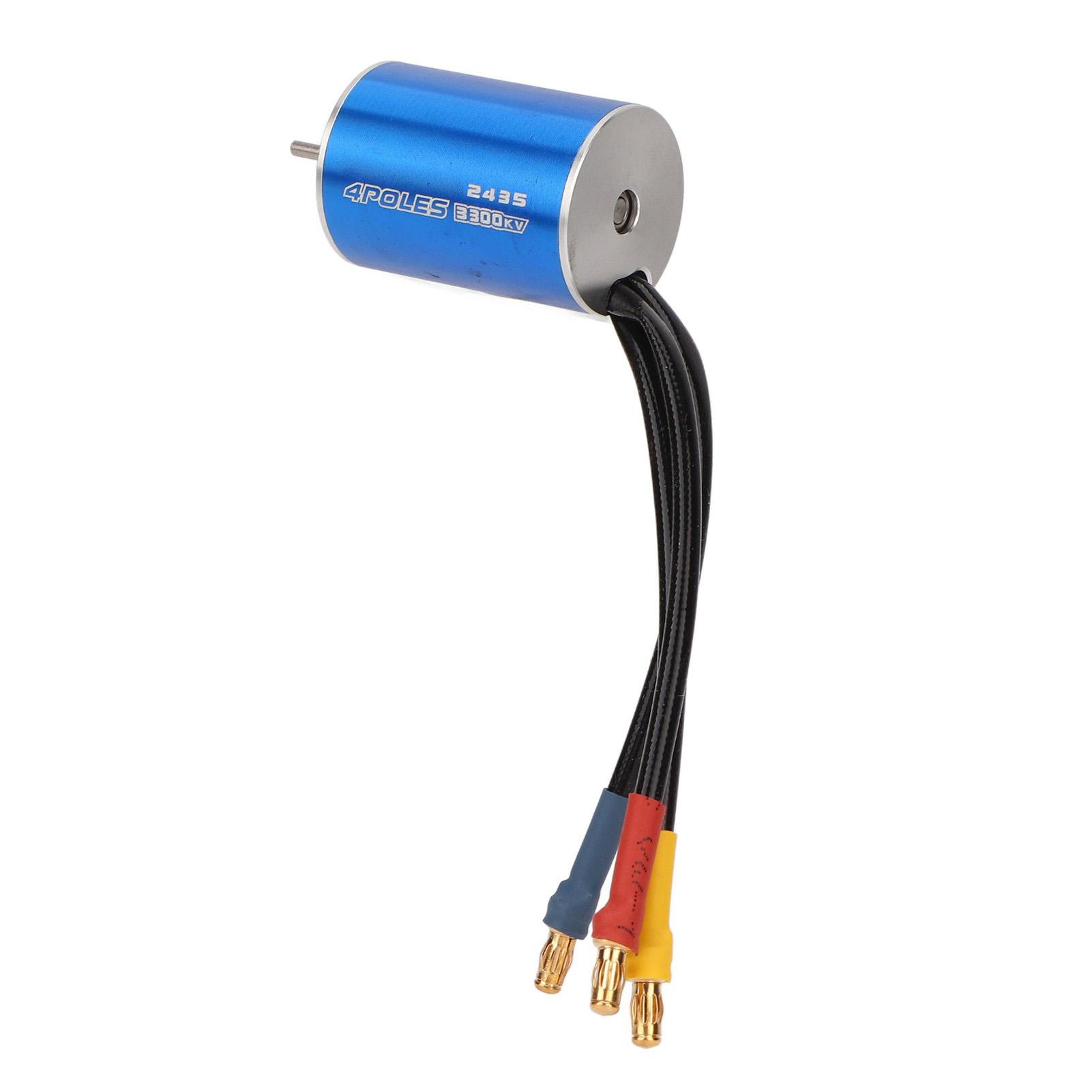 

Безколекторний двигун 2435 3300KV Водонепроникний Червоний Алюмінієвий Сплав CNC Обробка RC Деталі для 118 для 116