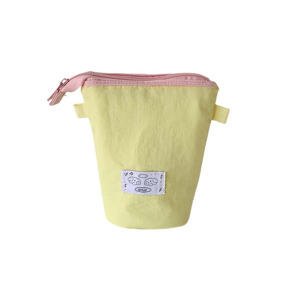 Standing Pen Holder Korean Cloth Stationery Bag Candy Color Pencil Pouch  School