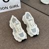 thick-soled Paris silver dad shoes women's summer 2025 new versatile mesh breathable sports casual shoes women's tide