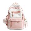 Schoolbag Large Capacity Lightweight Backpack Korean Edition ins Junior High School Student Burden Reduction Ridge Protection School Bag Women's Niche