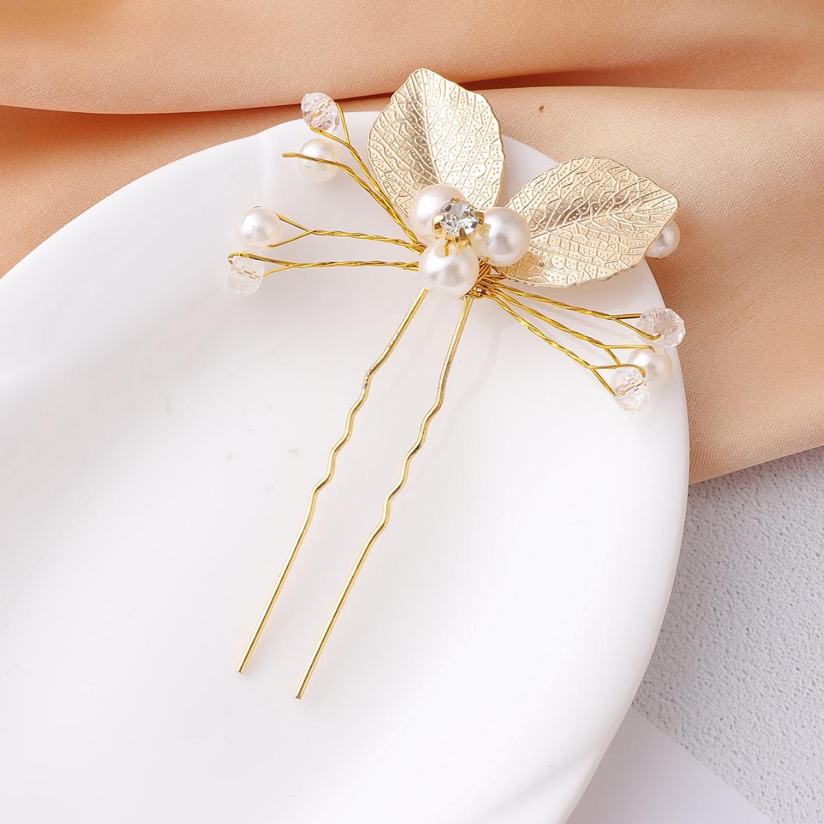 

Искусственный жемчуг U-образные заколки для волос ручной работы металлические заколки для волос женщины девушки свадебные аксессуары для волос инструменты для дизайна свадебной прически