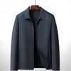 Spring and Autumn Lapel Men's Jacket Short Casual New Jacket Versatile Men's Tops Daddy's Clothes