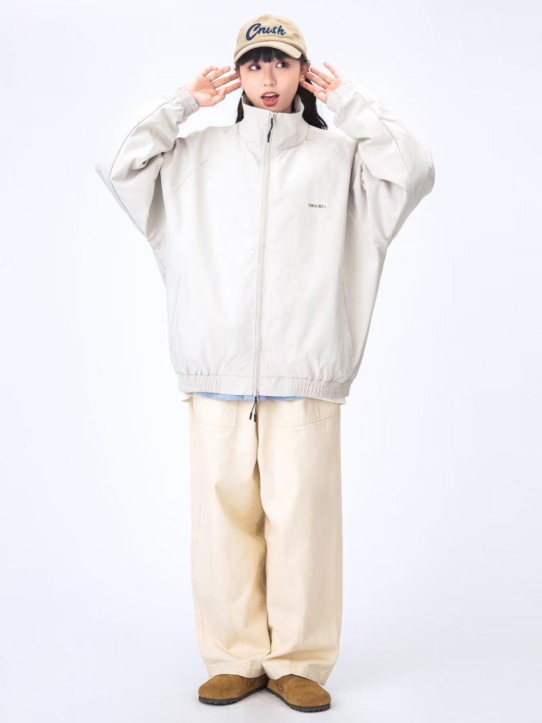 

Женская ретро японская куртка с отложным воротником на весну для работы – трендовый свободный крой Large абрикосовый