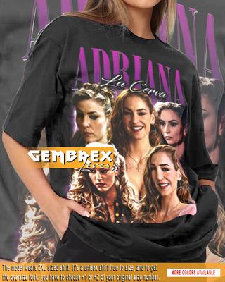 Vintage Adriana La Cerva Shirt 90s Y2k Unisex Adult Clothing GOR29