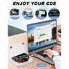 External Portable CD Player for Car - Car CD Player with USB Port AUX Port, Universal USB CD Player for Car, Laptop, TV, Computer