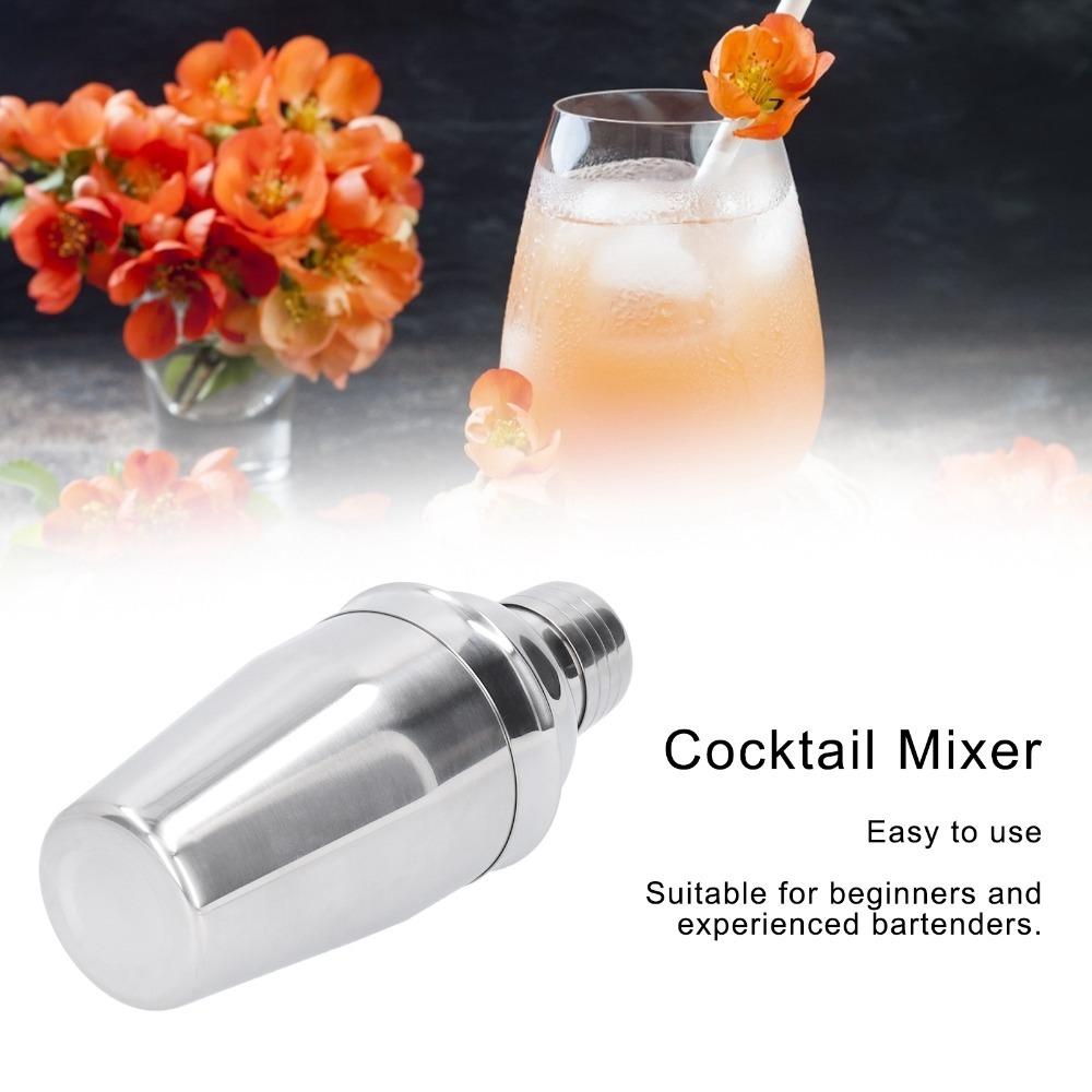 350ml Drink Mixer Stainless Steel Wine Shaker Portable Cocktail Shaker Bartender