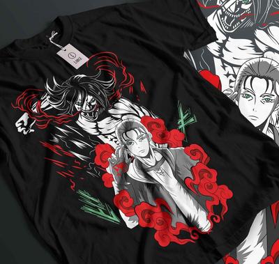 Unisex Attack On Titan Staffel 4 Eren Tatakae, AoT Anime, Eren Yeager T-Shirt 173