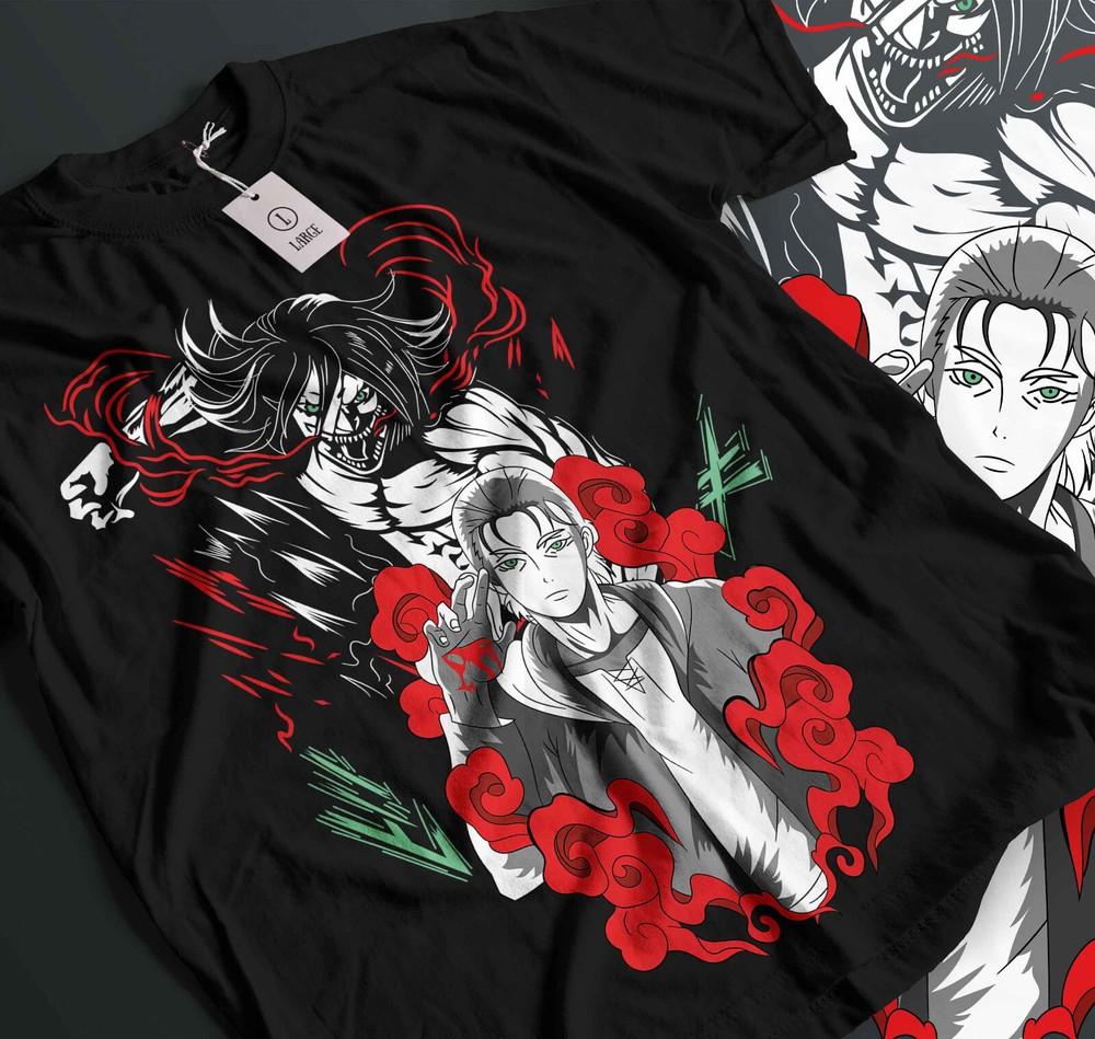 

Unisex Attack On Titan Season 4 Eren Tatakae, AoT Anime, Eren Yeager T-Shirt 173 3XL
