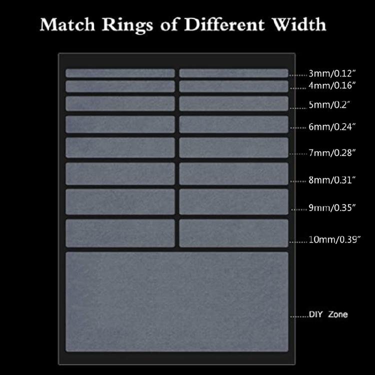 Invisible Ring Size Adjuster Acrylic/Silicone Clear Ring Bands Size Adjuster