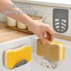 Fold-Flat Design Sponge Holder Silicone Kitchen Sink Organizer New Dish Scrubber Rack  Home Use