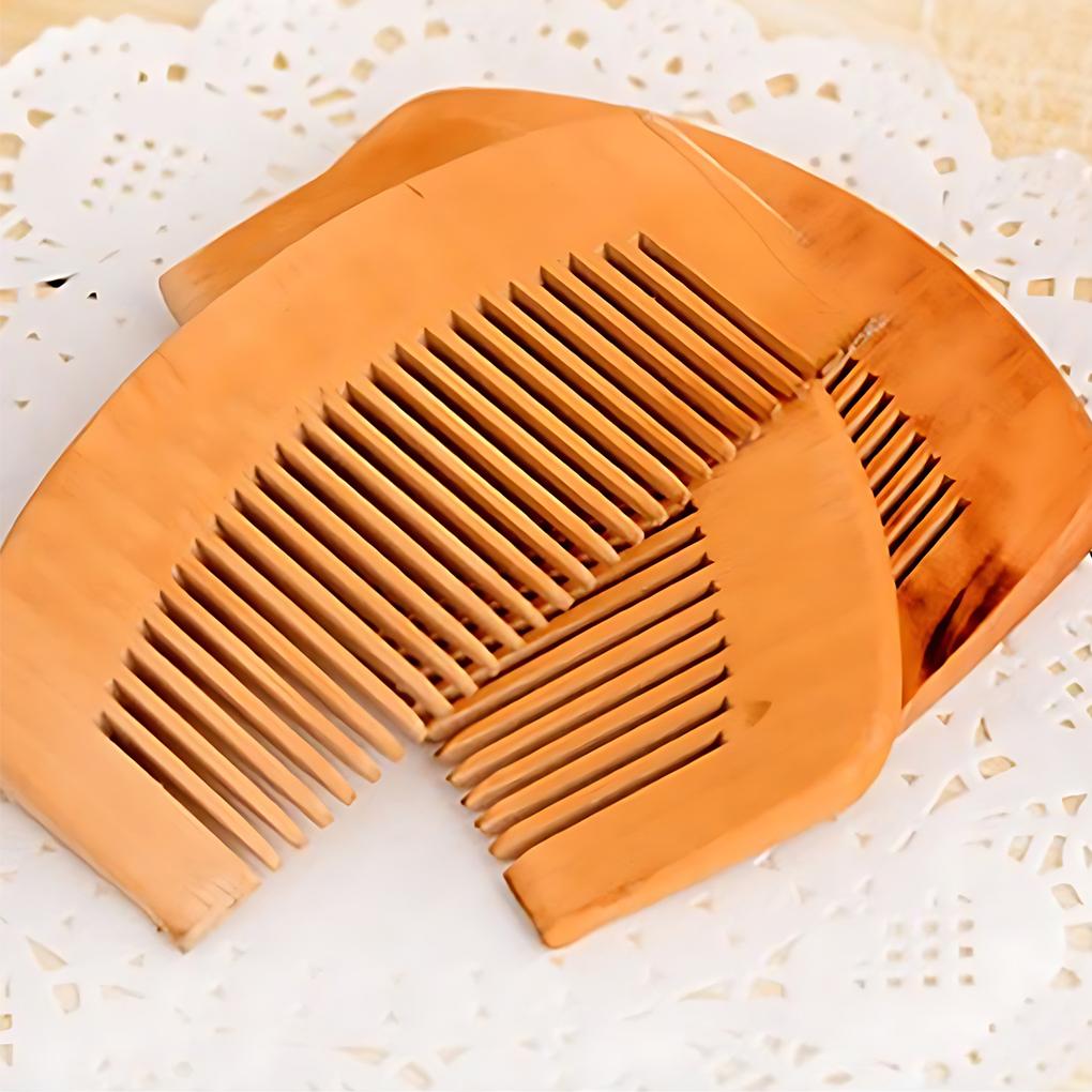 Wood Made Comb For Smooth Combing Natural Ingredients Massage Hair Care Tool Non-toxic Beards