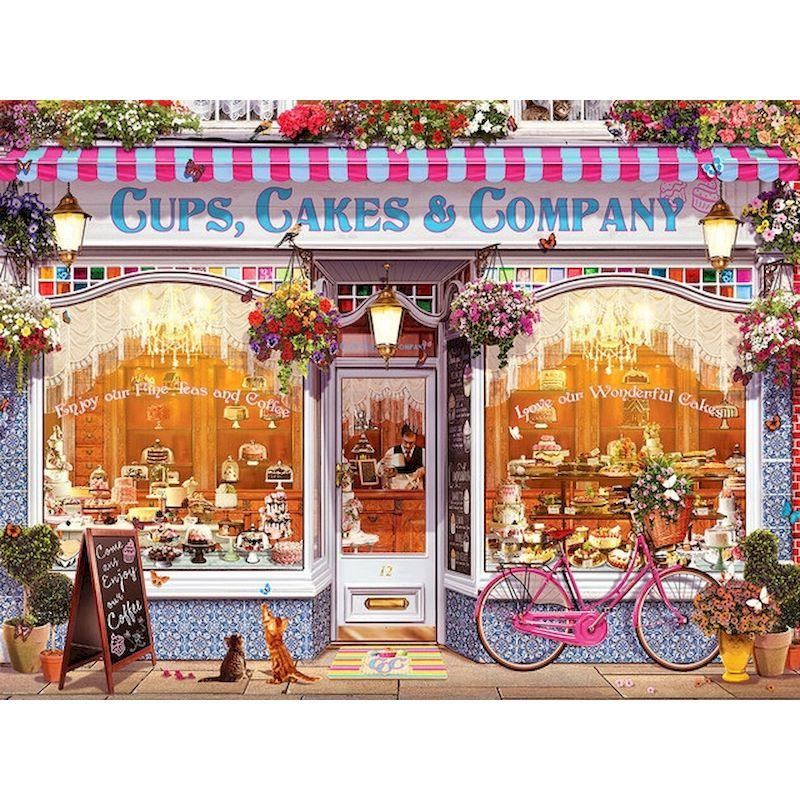Full Round Diamond Streetside Shop Mosaic Art Diamond Embroidery Picture Rhinestones Cross Stitch Home Decor