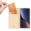 Dux Ducis Skin Pro Wallet Flip Case for Xiaomi 13 - Gold, Card Holder & Stand