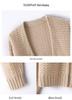 Women's Wool Knit Loose Cardigan - Autumn/Winter 2022 Fashion, Thick Short Jacket