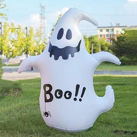 Halloween decoration ghost balloon extra large height about 140cm rocking inflatable party spirit ornament outdoor indoor garden patio home accessory