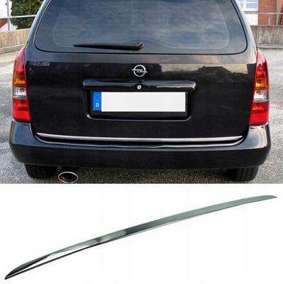 Opel ASTRA MK IV G Estate Chrome Trunk Trim - Tailgate Accent - Premium Car Rear Detail - Shine Enhancer Tuning