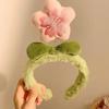 Floral Hairbands Festive Photo Booth Props Plush Flower Headbands Party Headpiece Fun Headbands for Music Festivals
